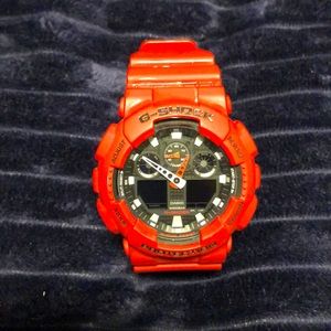 Casio G SHOCK RED Watch